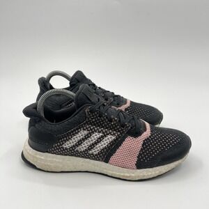 Adidas Ultraboost ST Running Shoes Womens Size 7 Grey Pink Boost Sneakers B75864